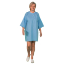 Chemise d'Hôpital Bleu - Lot de 2